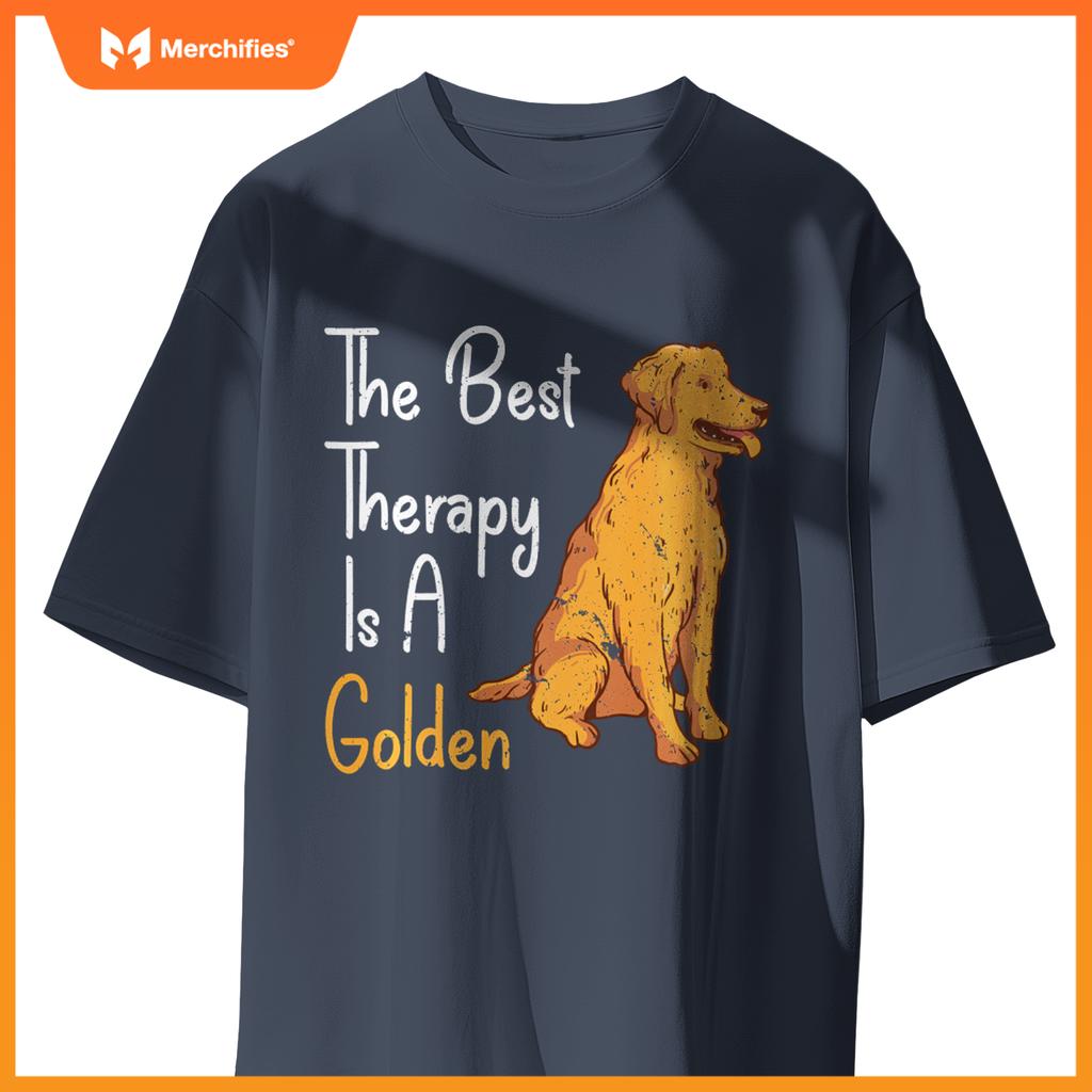 Best Rapy Is Golden Retriever Dog Sweat T-Shirt