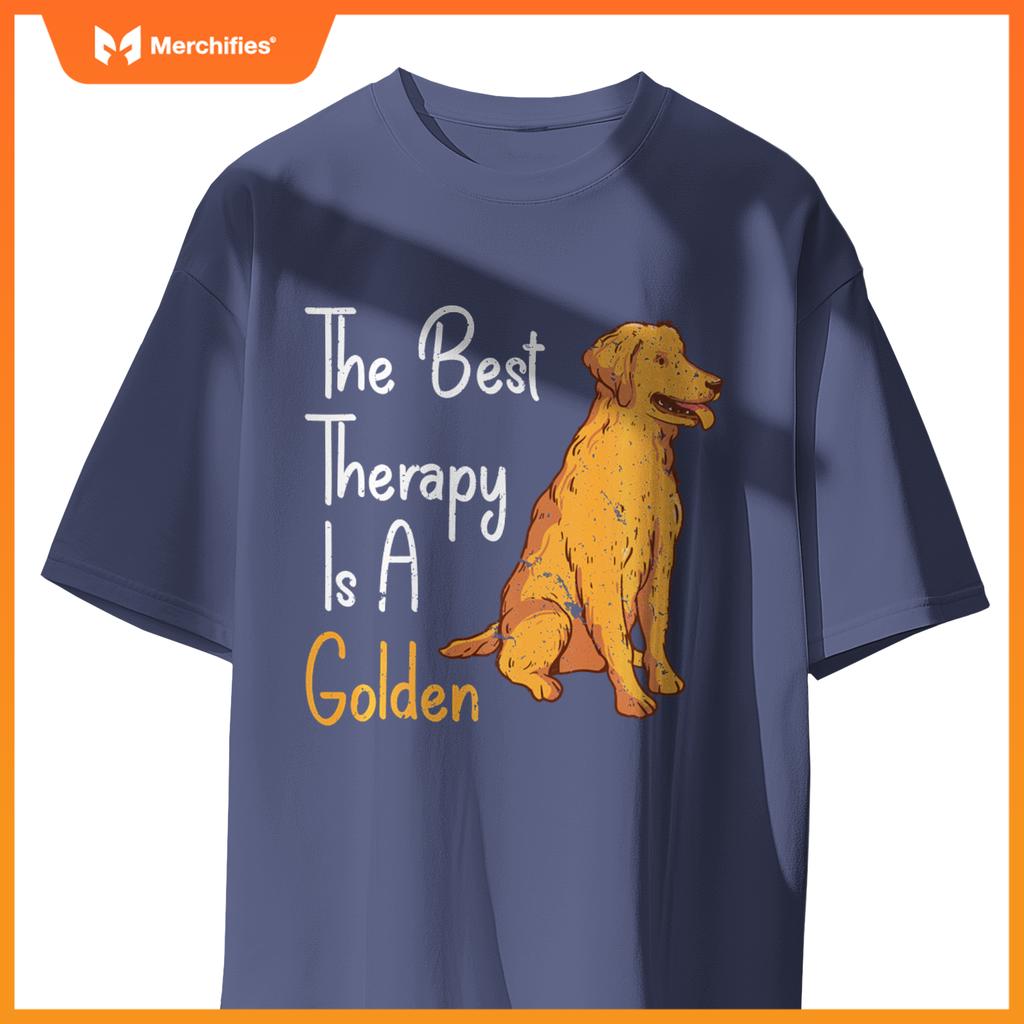 Best Rapy Is Golden Retriever Dog Sweat T-Shirt