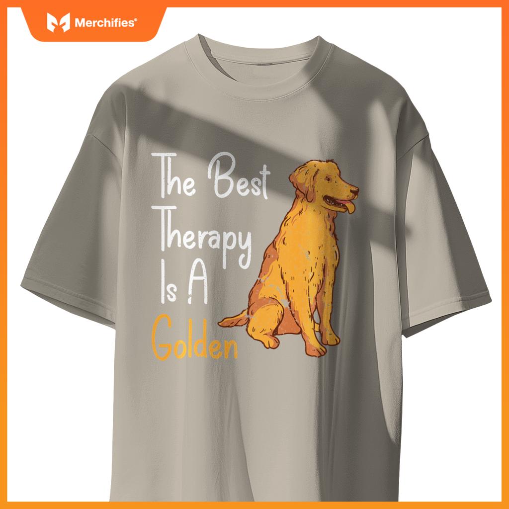 Best Rapy Is Golden Retriever Dog Sweat T-Shirt