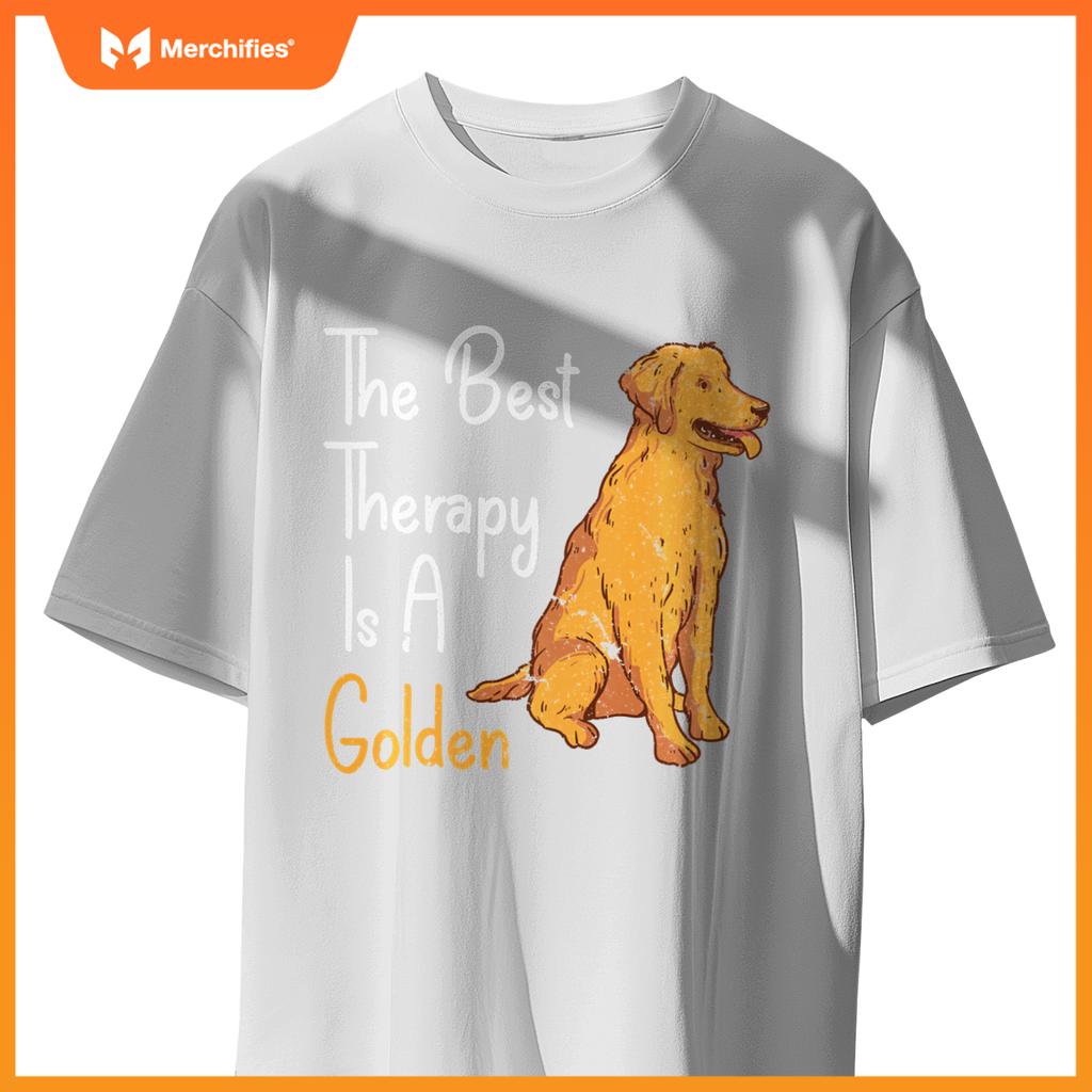 Best Rapy Is Golden Retriever Dog Sweat T-Shirt