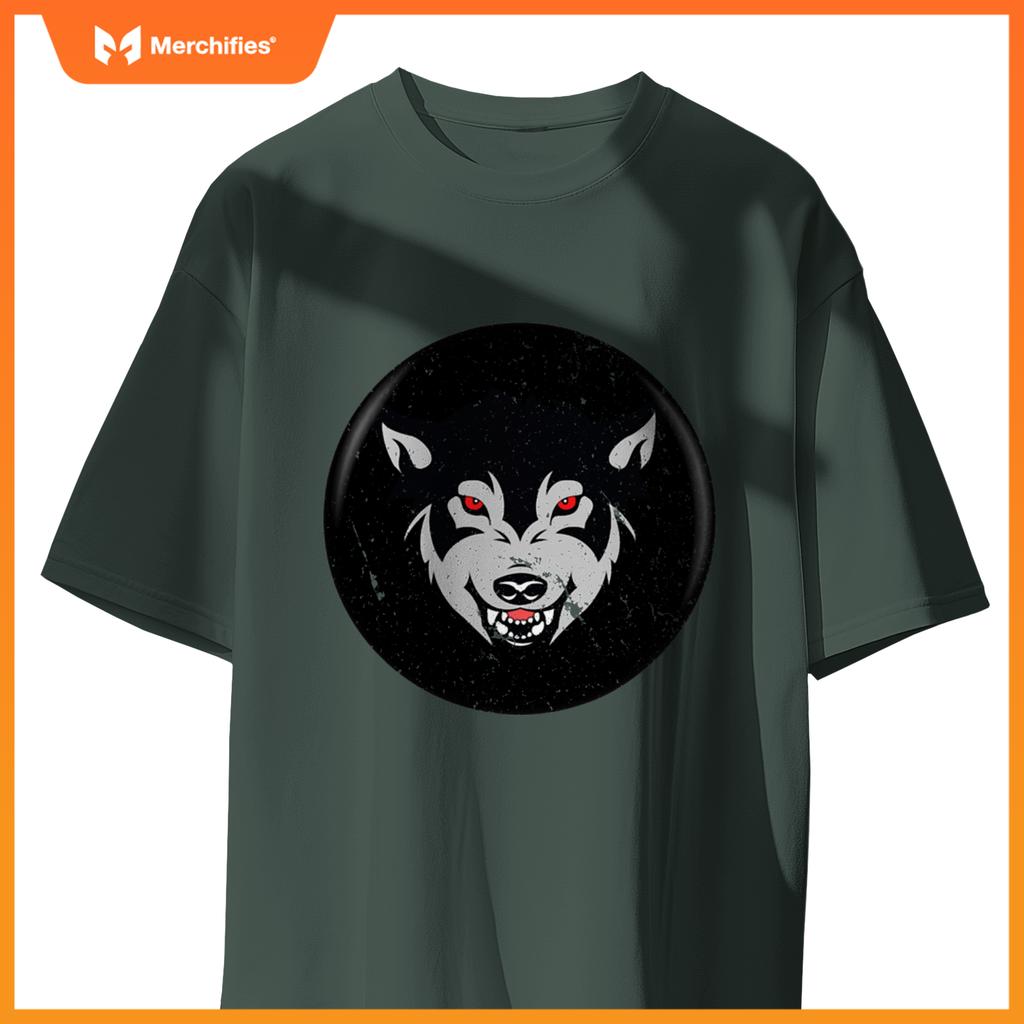 Black And Grey Wolf Dog -  Back To School T-Shirt