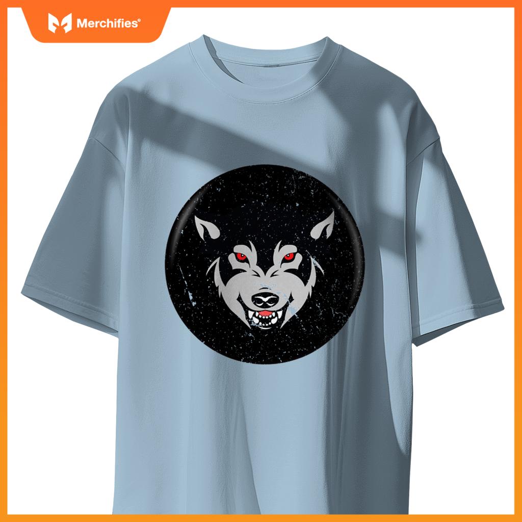 Black And Grey Wolf Dog -  Back To School T-Shirt