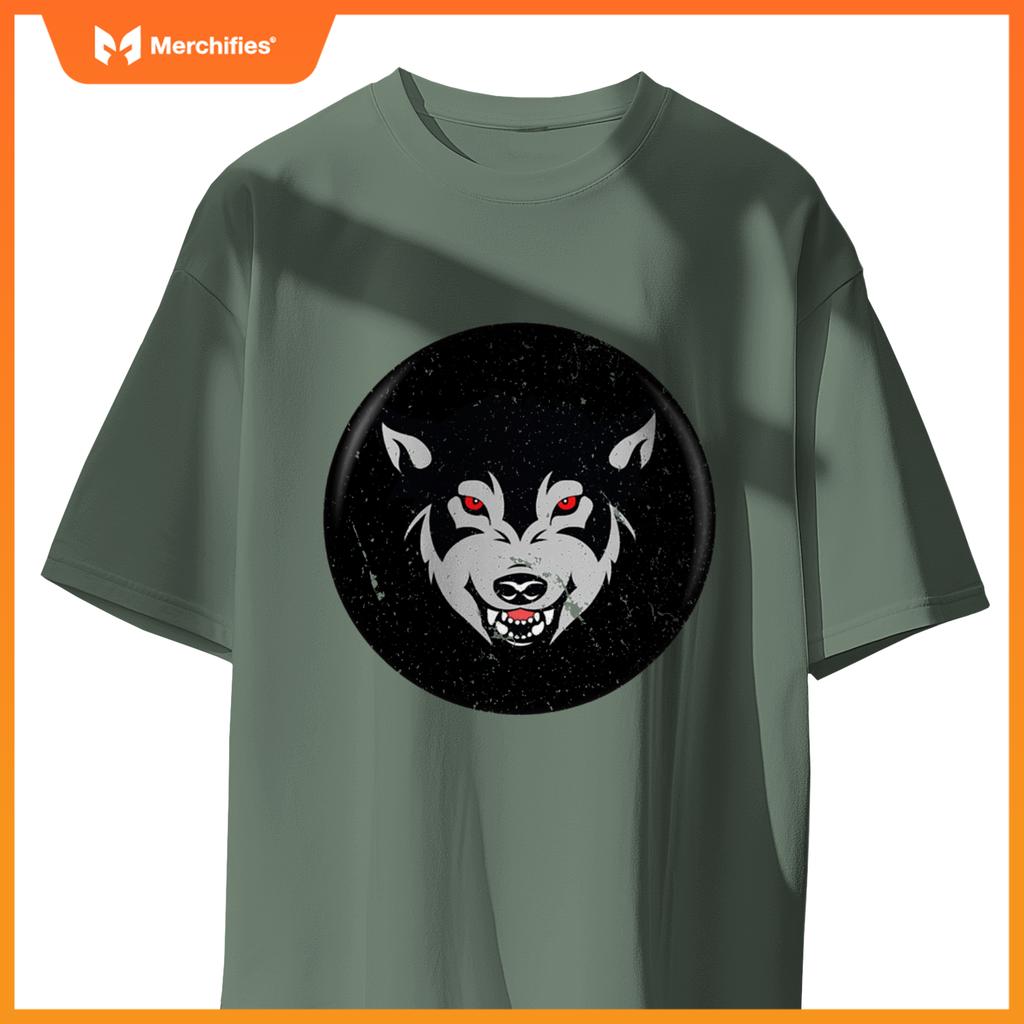 Black And Grey Wolf Dog -  Back To School T-Shirt