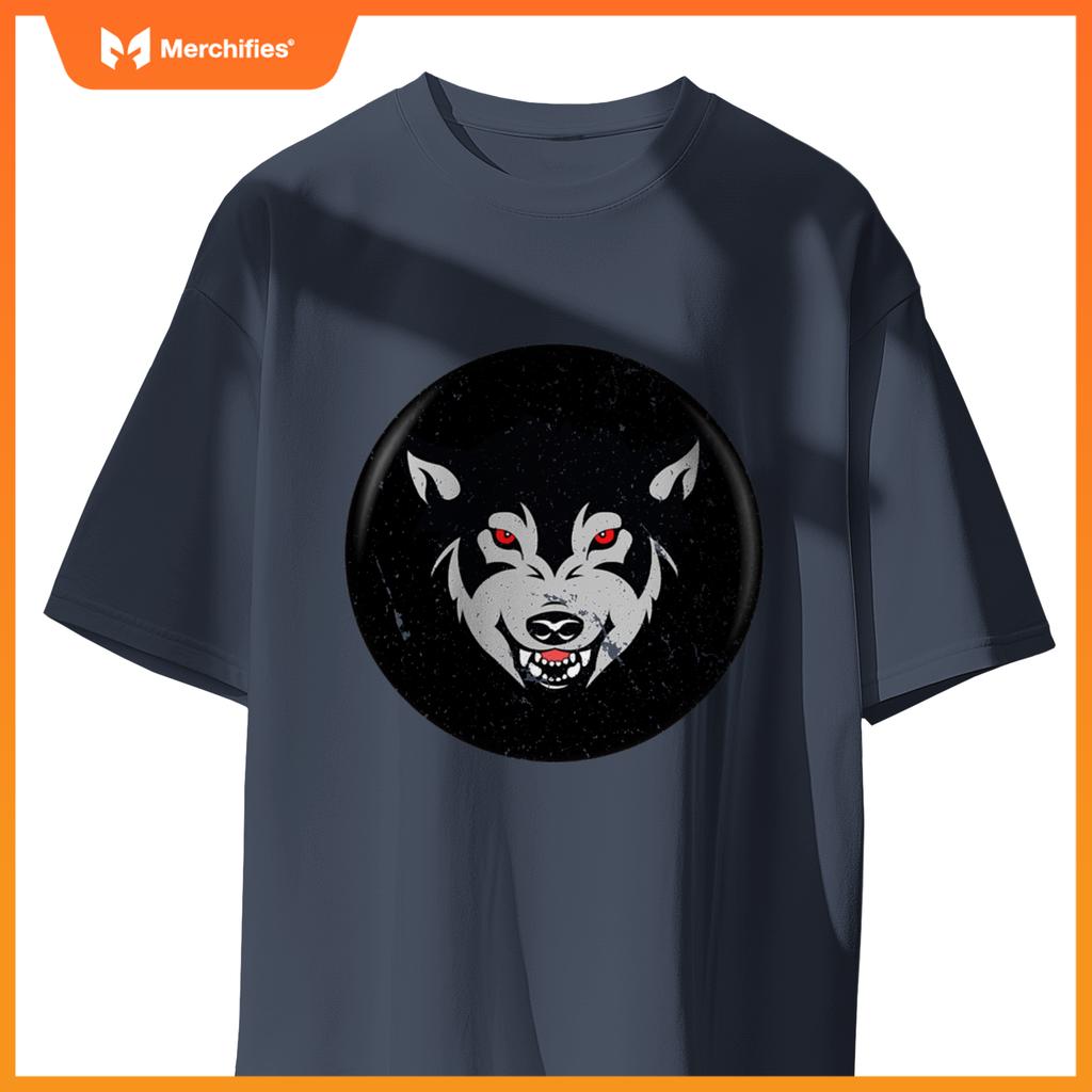 Black And Grey Wolf Dog -  Back To School T-Shirt