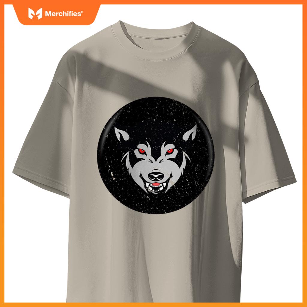 Black And Grey Wolf Dog -  Back To School T-Shirt