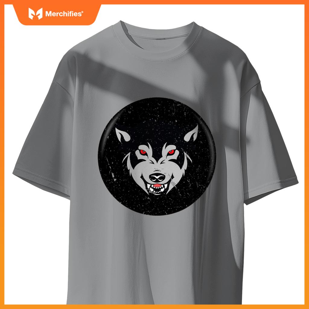 Black And Grey Wolf Dog -  Back To School T-Shirt