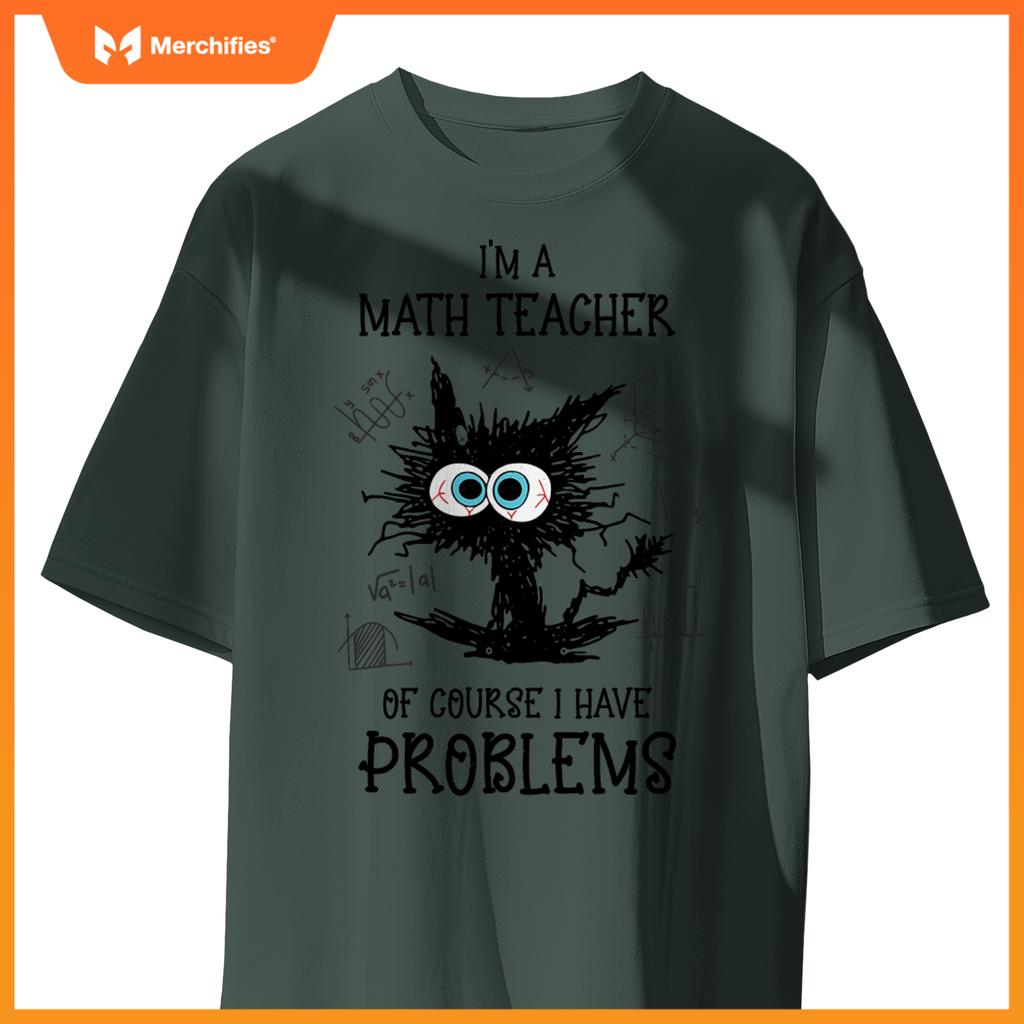 Black cat kitty im a math teacher of course i have problems