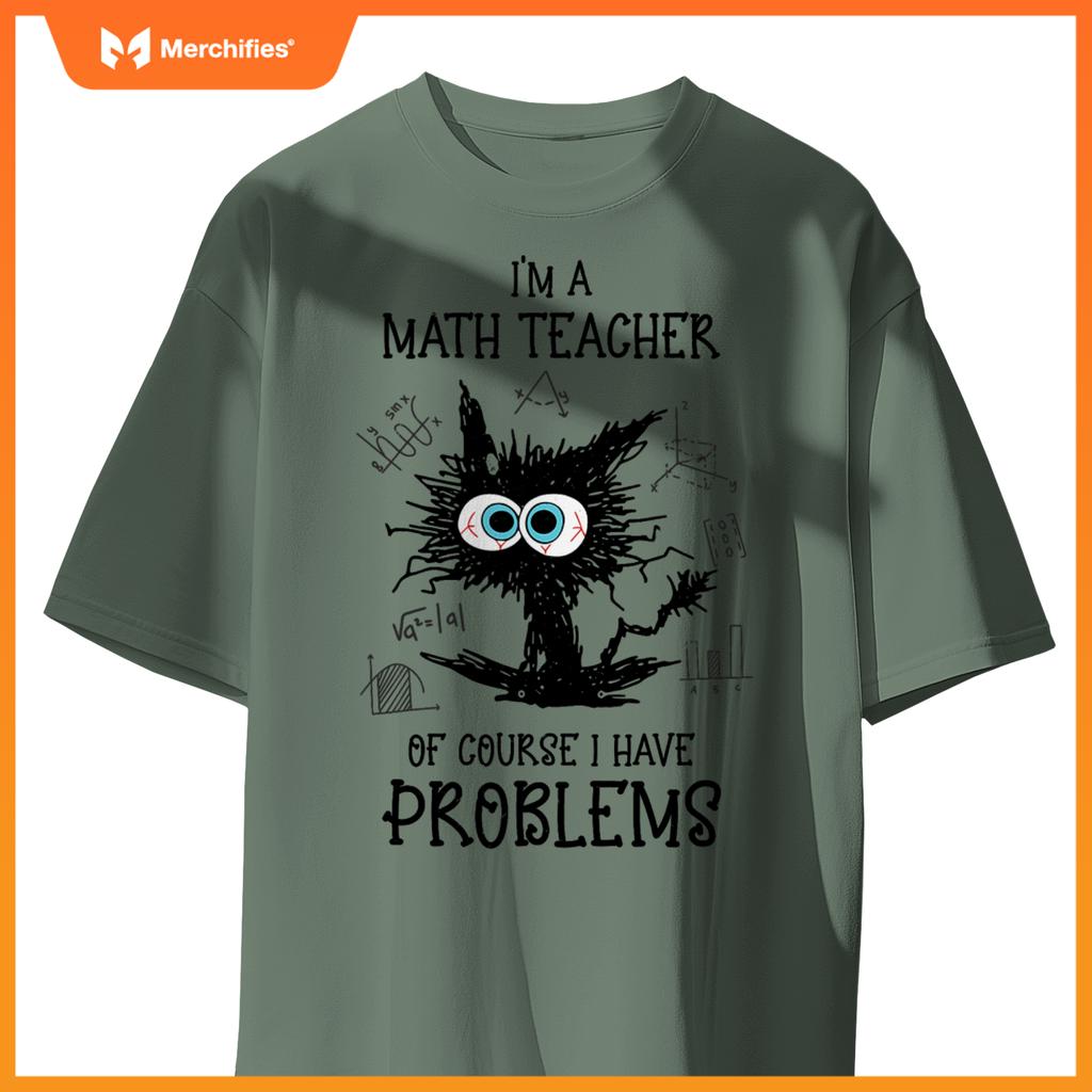Black cat kitty im a math teacher of course i have problems