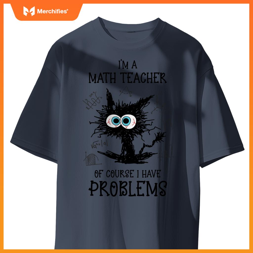Black cat kitty im a math teacher of course i have problems