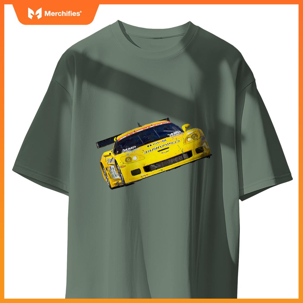 C6r C6 Z06 Zr1 Vette Stingray Yellow Supercar Sports Car T-Shirt