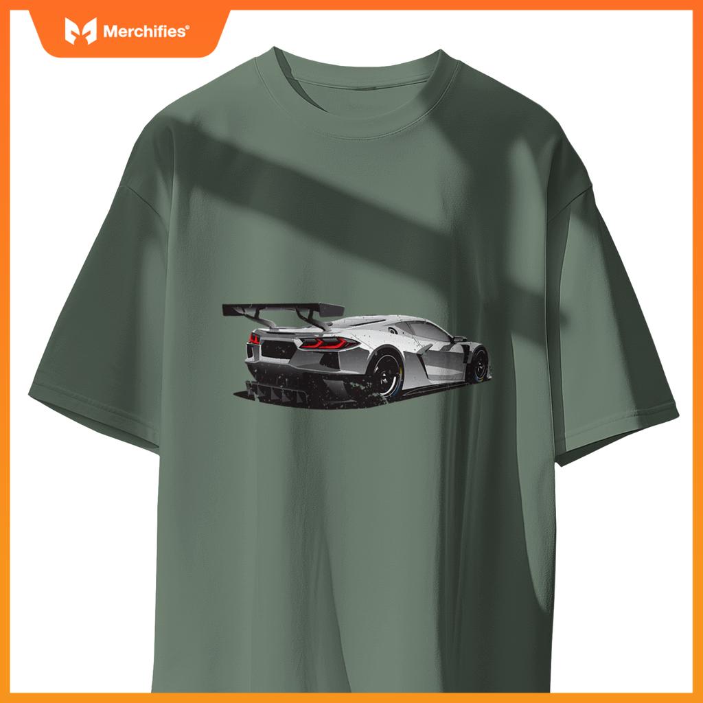 C8r C8 Z06 Zr1 Vette Stingray White Supercar Sports Car T-Shirt