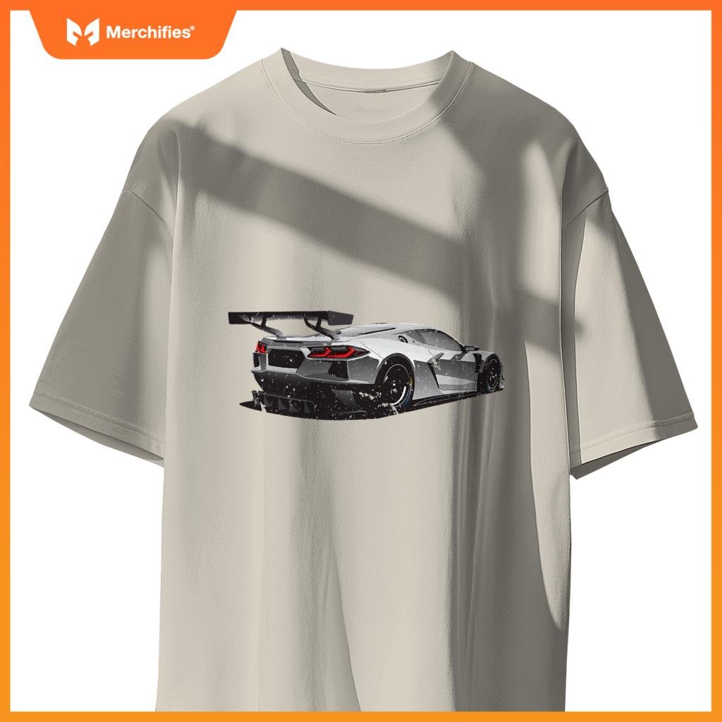 C8r C8 Z06 Zr1 Vette Stingray White Supercar Sports Car T-Shirt