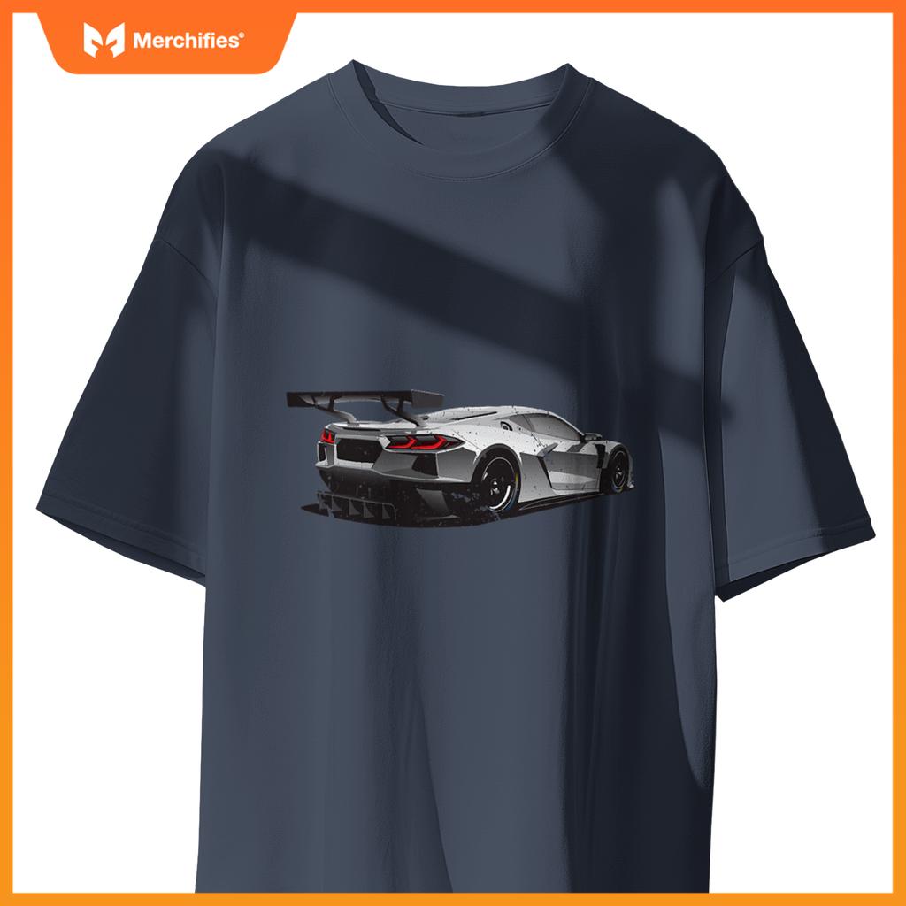 C8r C8 Z06 Zr1 Vette Stingray White Supercar Sports Car T-Shirt