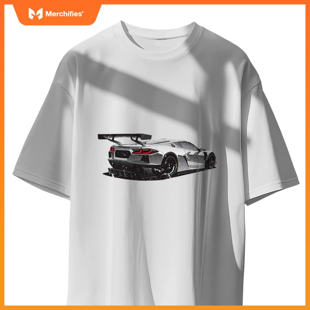 C8r C8 Z06 Zr1 Vette Stingray White Supercar Sports Car T-Shirt