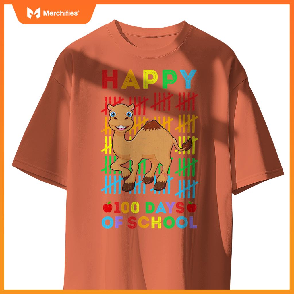 Camel lovers teacher student happy 100 days of school