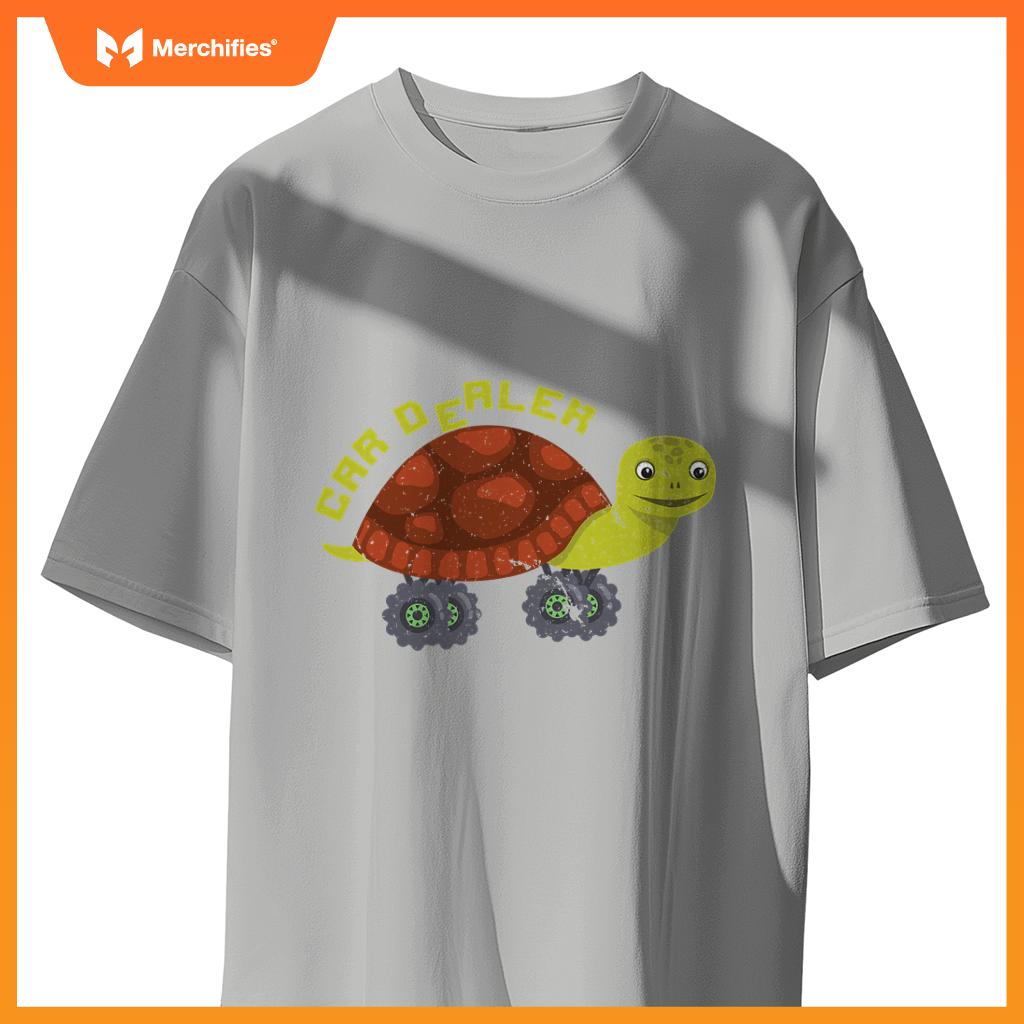 Car Dealer  Turtle Big Wheels Truck T-Shirt