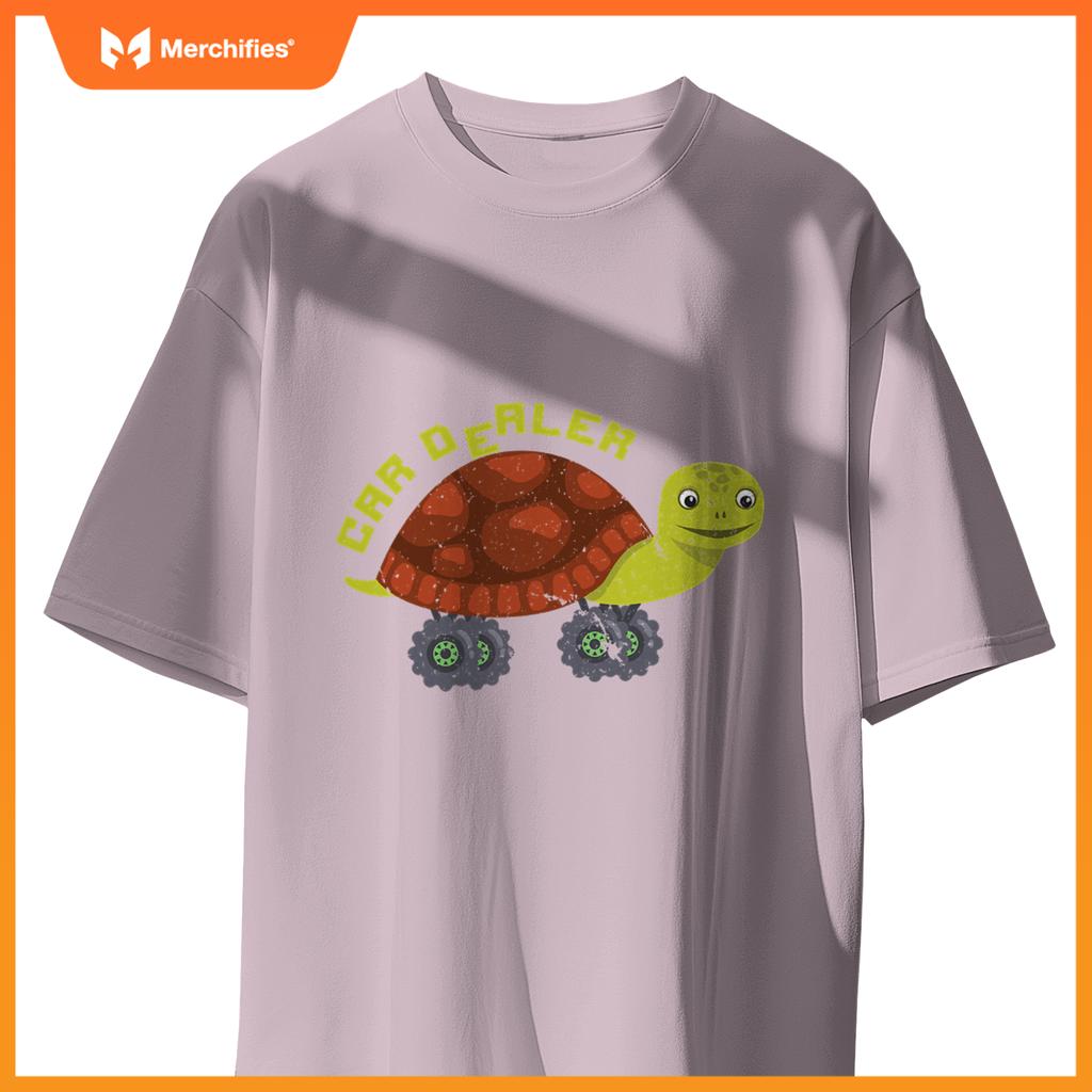 Car Dealer  Turtle Big Wheels Truck T-Shirt