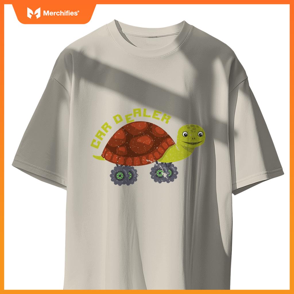 Car Dealer  Turtle Big Wheels Truck T-Shirt
