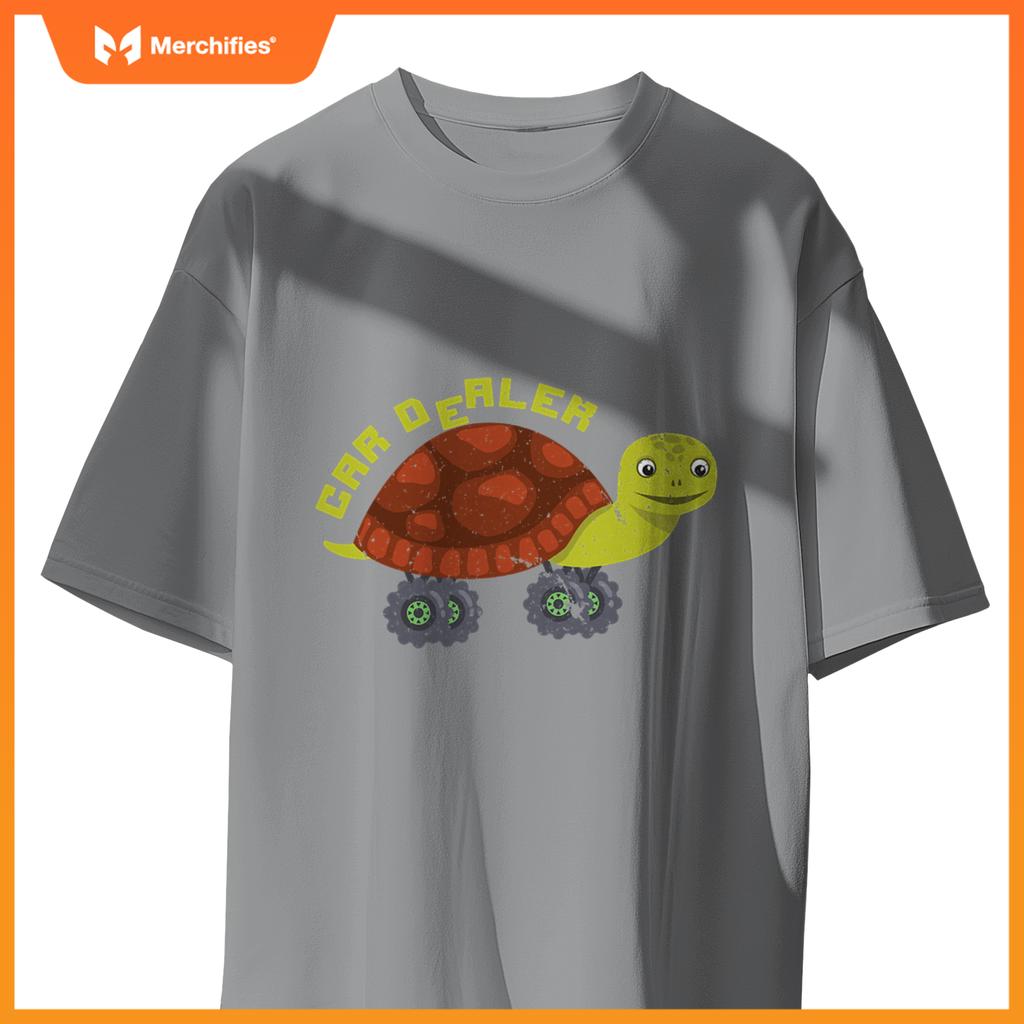 Car Dealer  Turtle Big Wheels Truck T-Shirt