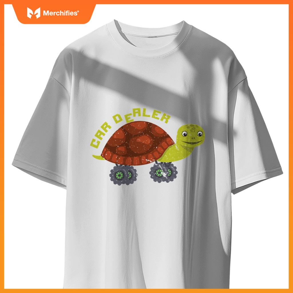 Car Dealer  Turtle Big Wheels Truck T-Shirt