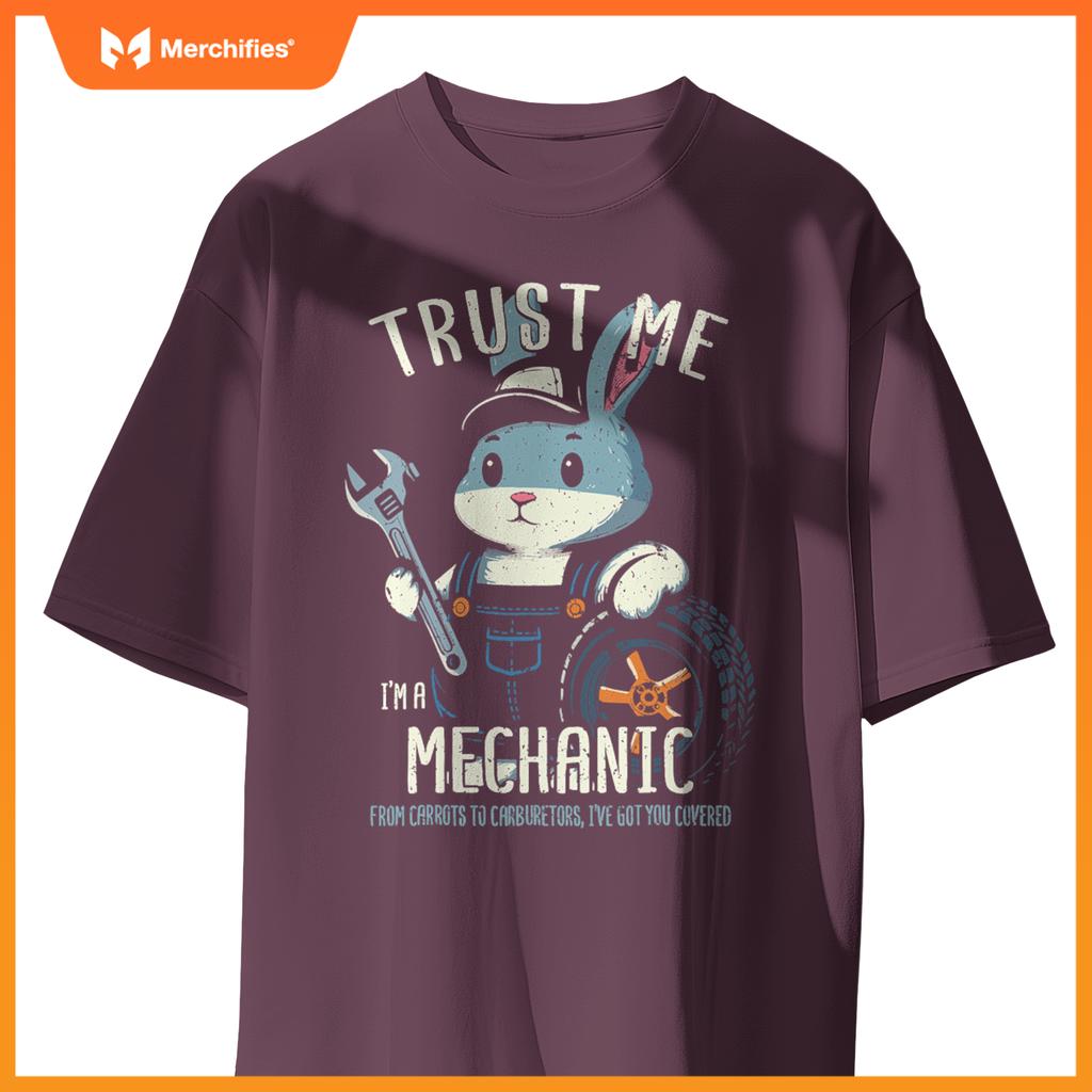 Car Mechanic Rabbit Bunny Auto Mechanic T-Shirt