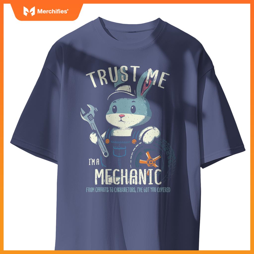 Car Mechanic Rabbit Bunny Auto Mechanic T-Shirt