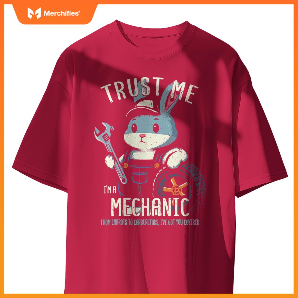 Car Mechanic Rabbit Bunny Auto Mechanic T-Shirt