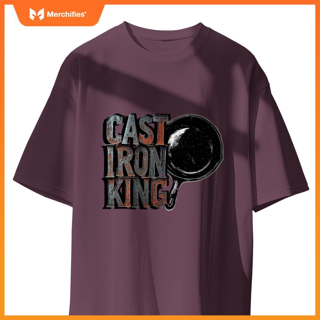 Cast Iron King (Cast Iron Pan Chef) T-Shirt
