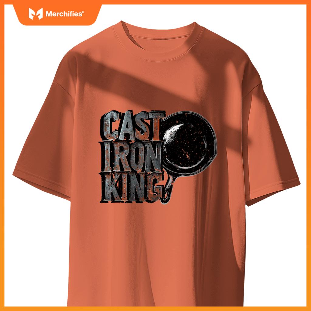 Cast Iron King (Cast Iron Pan Chef) T-Shirt