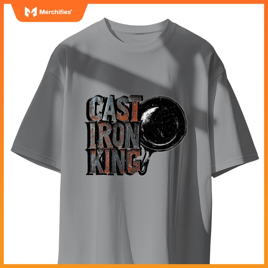 Cast Iron King (Cast Iron Pan Chef) T-Shirt