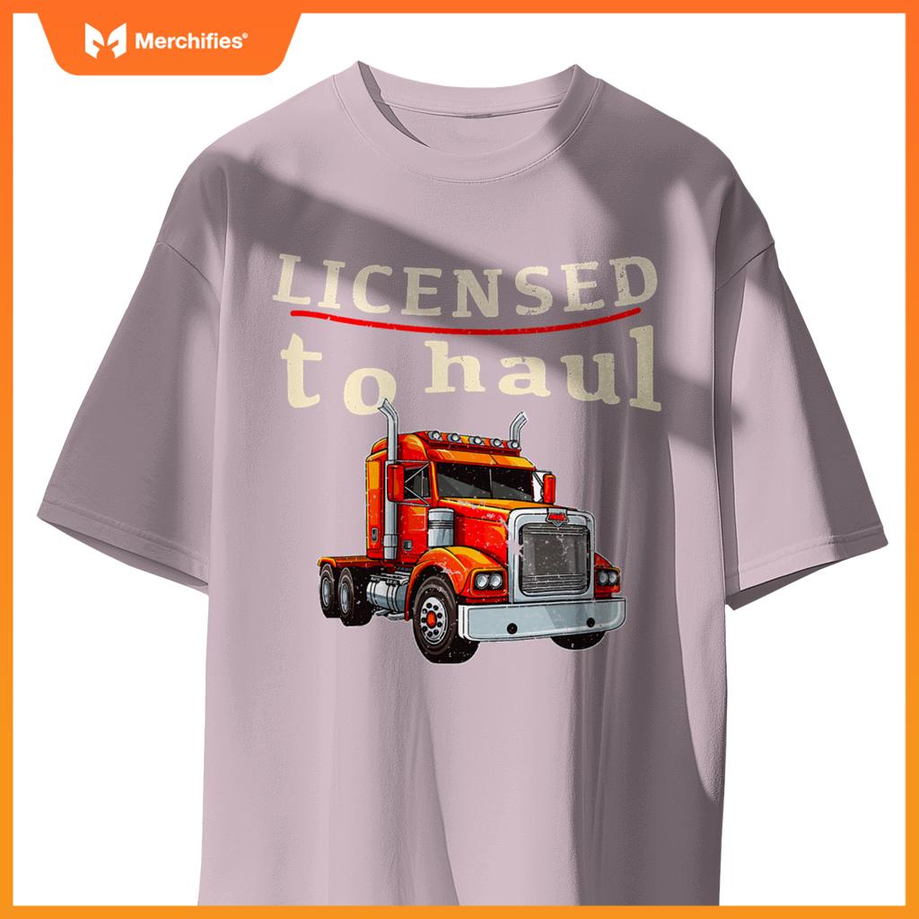 Cdl Truck Driver Men Trucker Driving Passed Cdl Exam T-Shirt