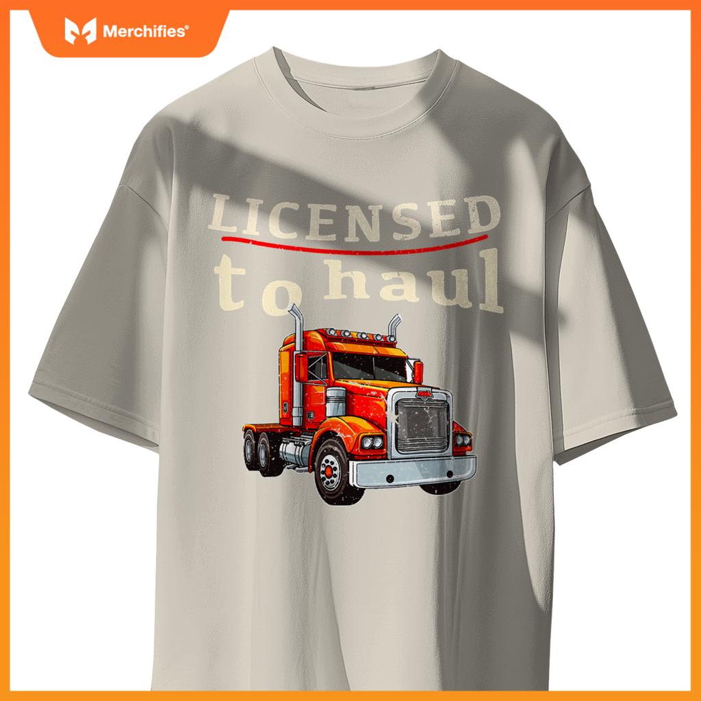 Cdl Truck Driver Men Trucker Driving Passed Cdl Exam T-Shirt