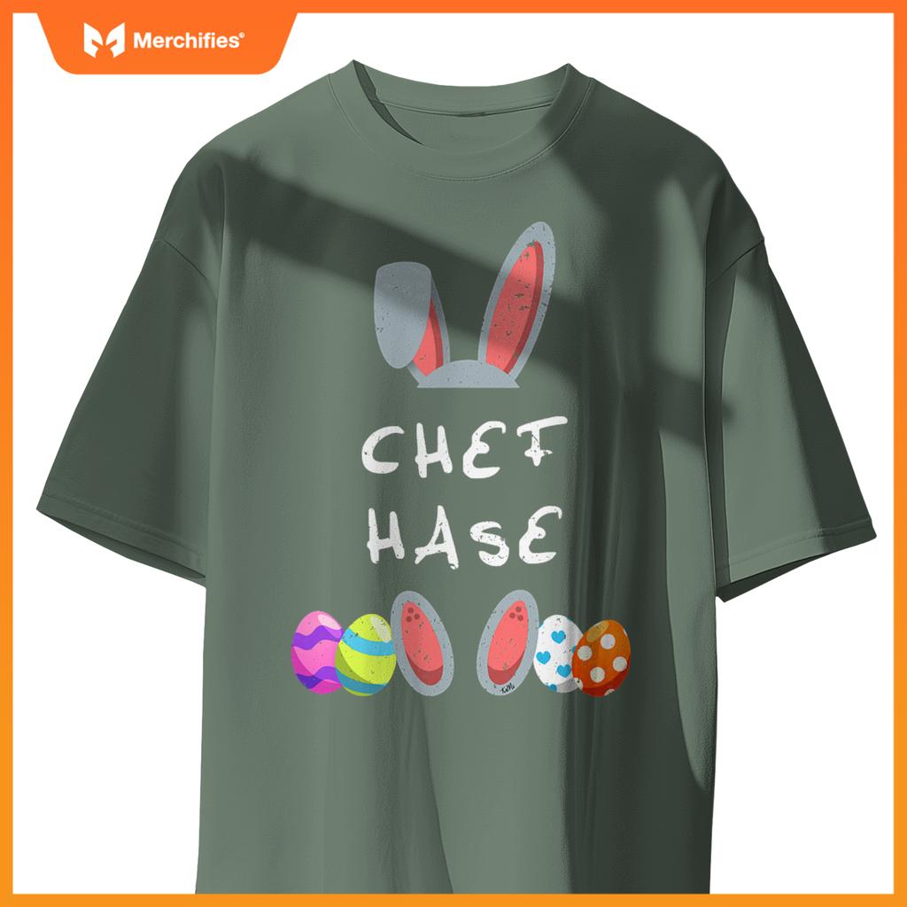 Chef Rabbit Easter Bunny Partner Look Out Men Women Easter T-Shirt