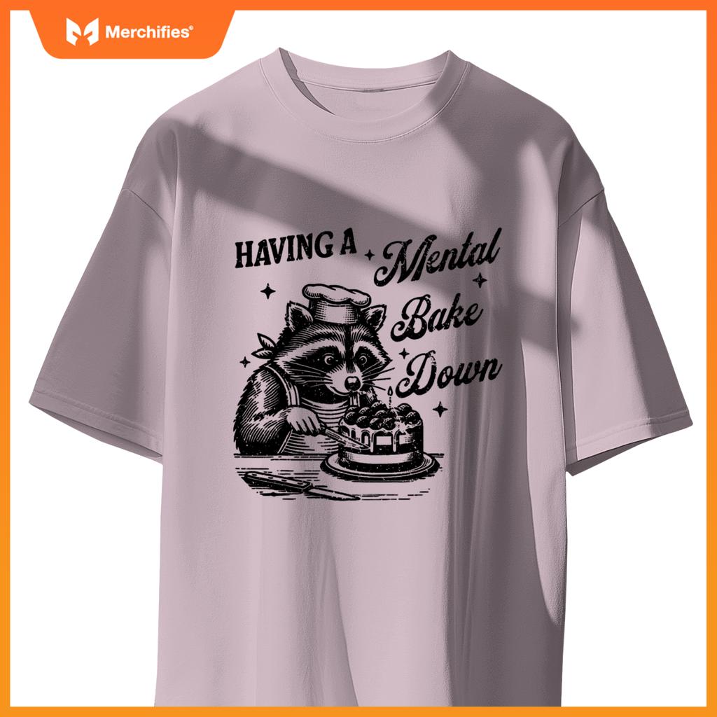 Chef Raccoon Having A Mental Bake Down T-Shirt