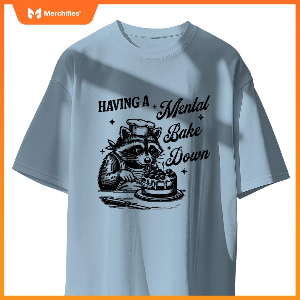 Chef Raccoon Having A Mental Bake Down T-Shirt
