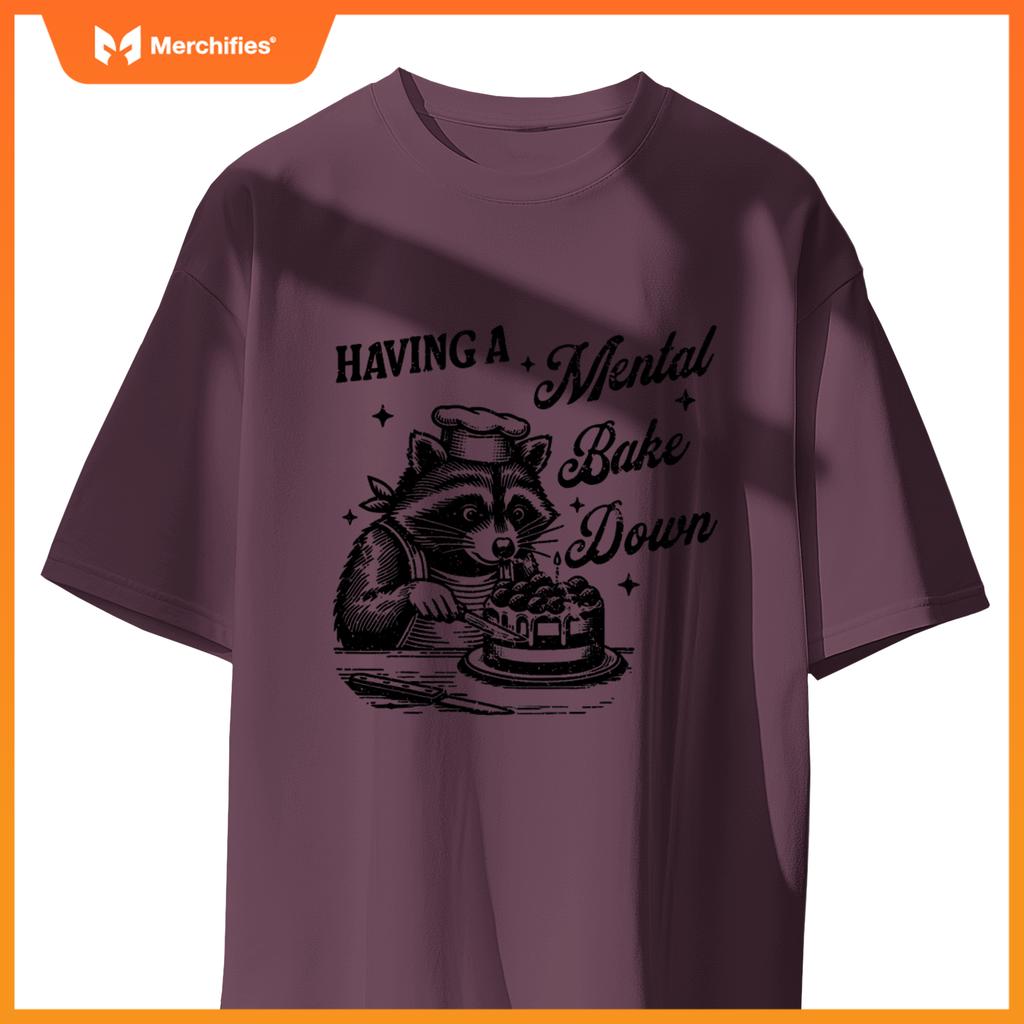 Chef Raccoon Having A Mental Bake Down T-Shirt