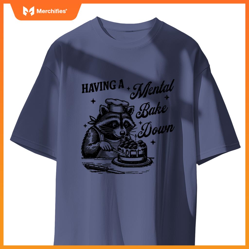 Chef Raccoon Having A Mental Bake Down T-Shirt