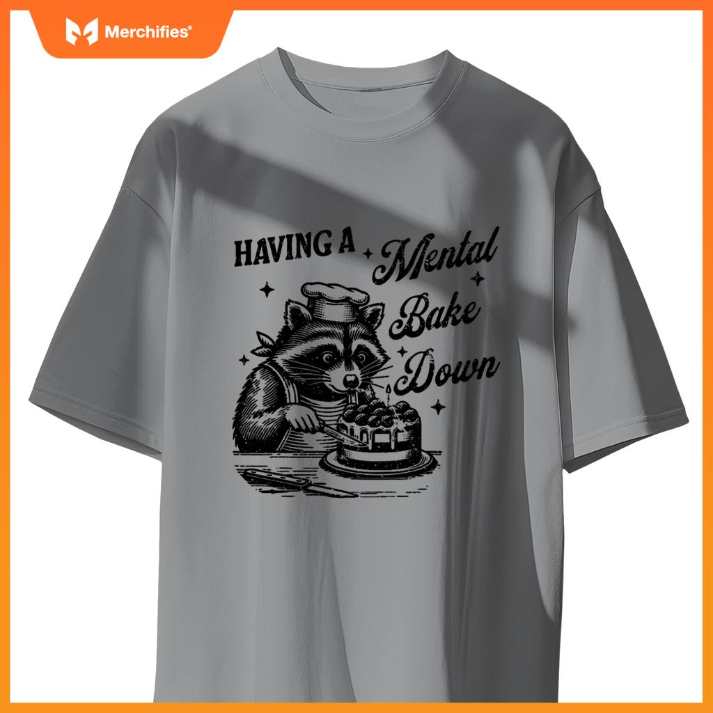 Chef Raccoon Having A Mental Bake Down T-Shirt