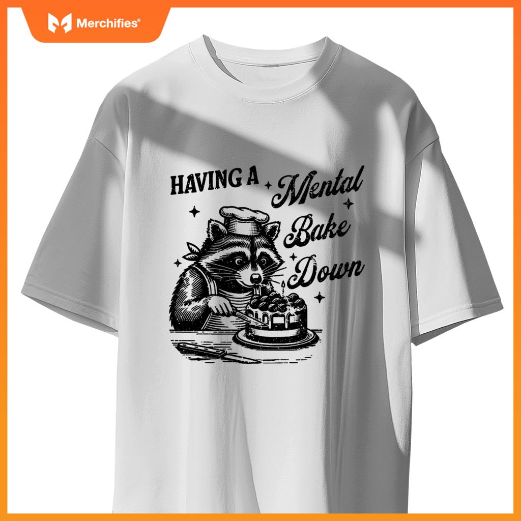 Chef Raccoon Having A Mental Bake Down T-Shirt