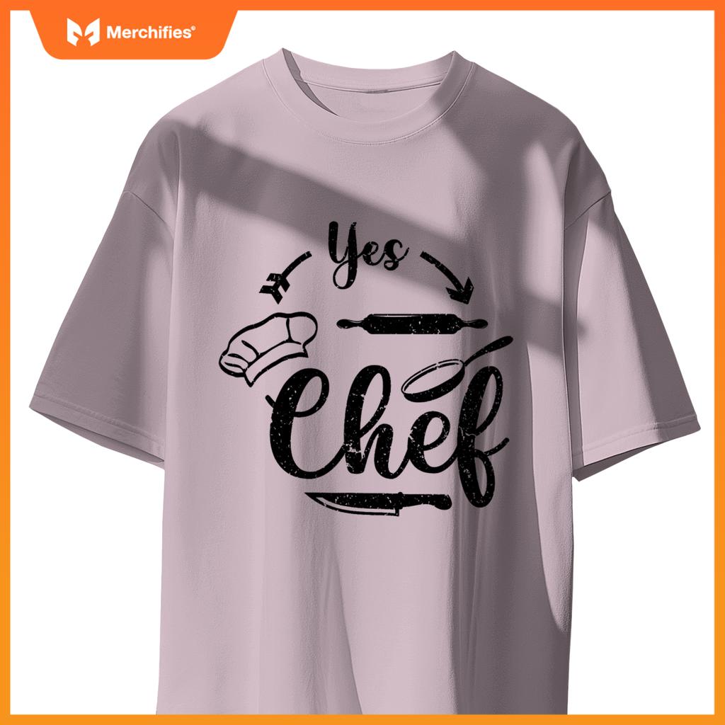 Chef Restaurant Kitchen Cooking Saying Yes Chef T-Shirt