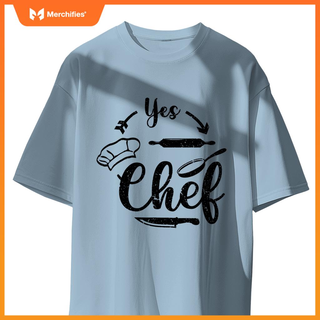 Chef Restaurant Kitchen Cooking Saying Yes Chef T-Shirt