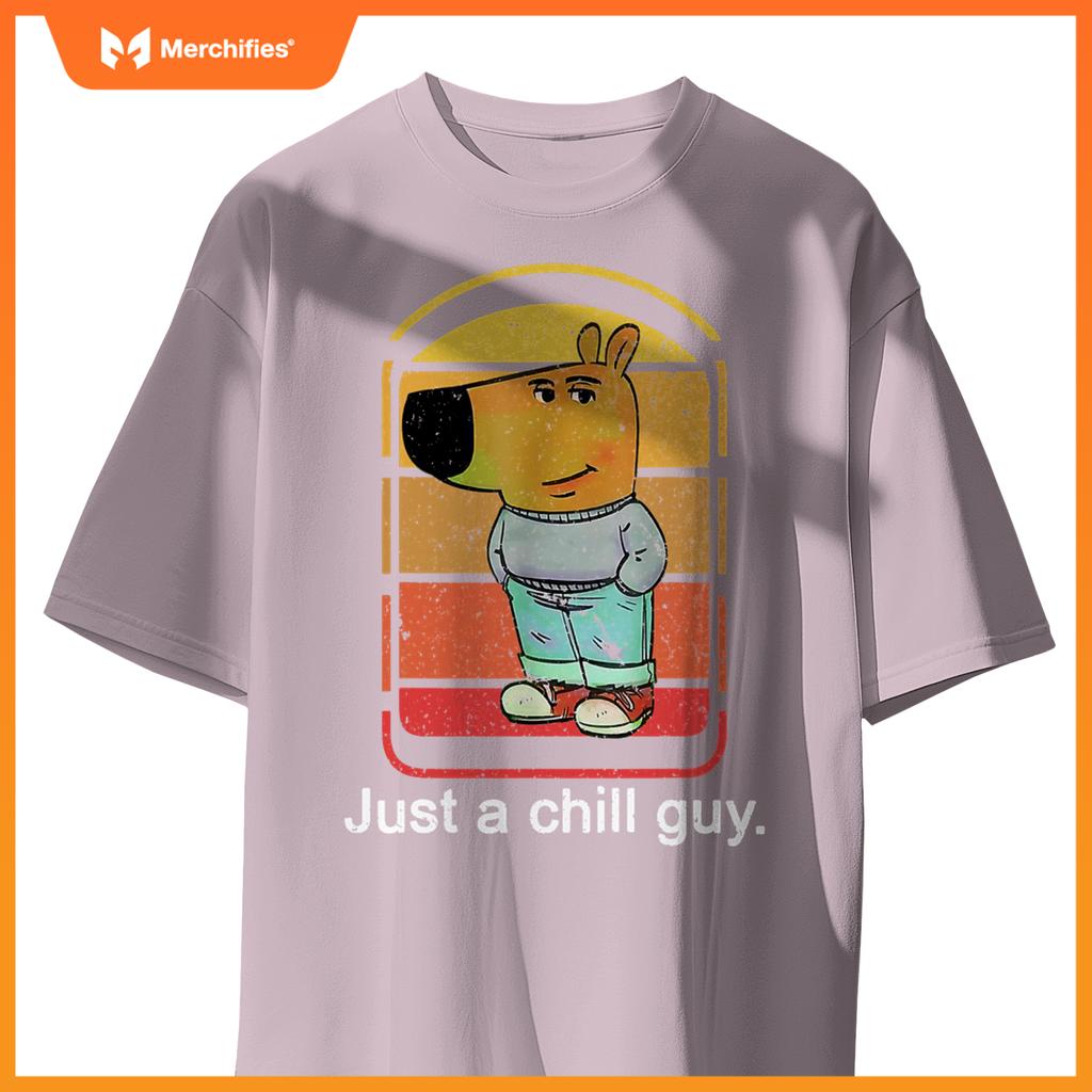 Chill Guy Dog  Chill Guy Meme T-Shirt