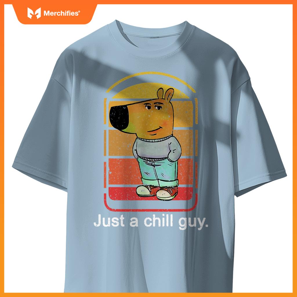 Chill Guy Dog  Chill Guy Meme T-Shirt