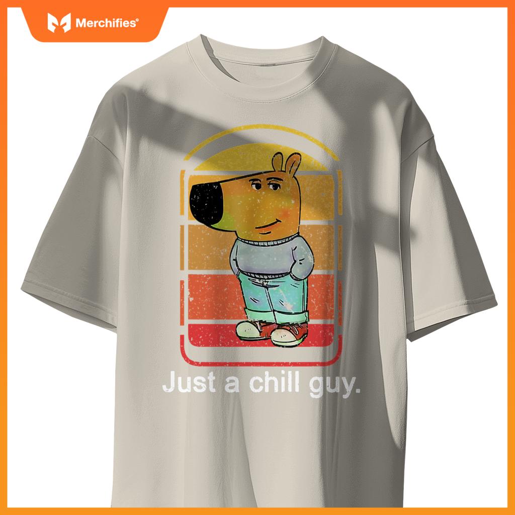 Chill Guy Dog  Chill Guy Meme T-Shirt