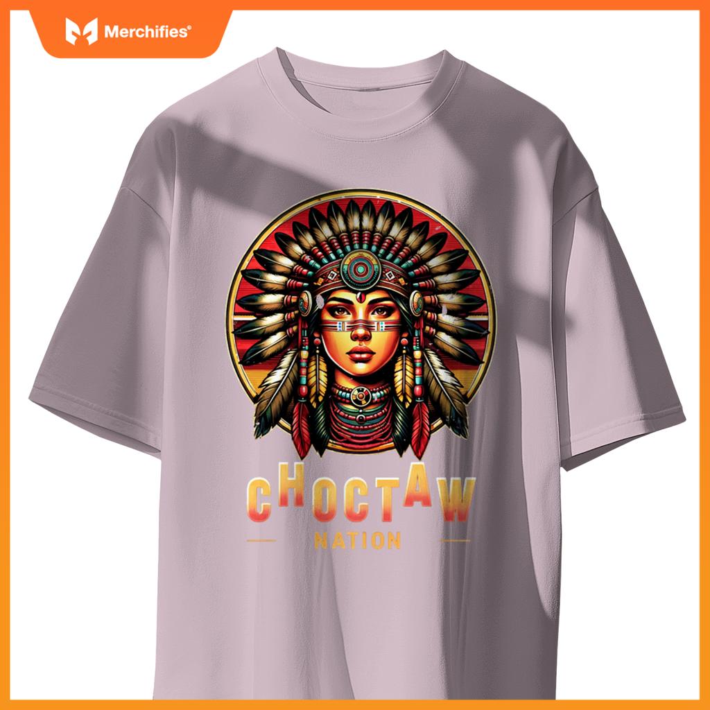 Choctaw nation - native american woman - T-shirt
