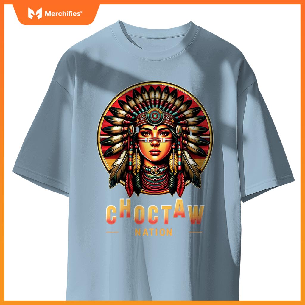 Choctaw nation - native american woman - T-shirt