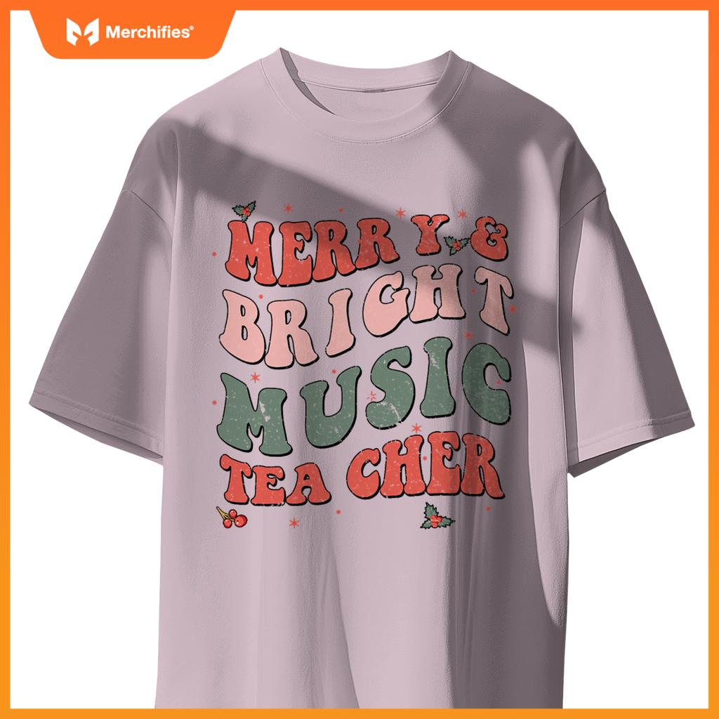 Christmas groovy merry and bright music teacher