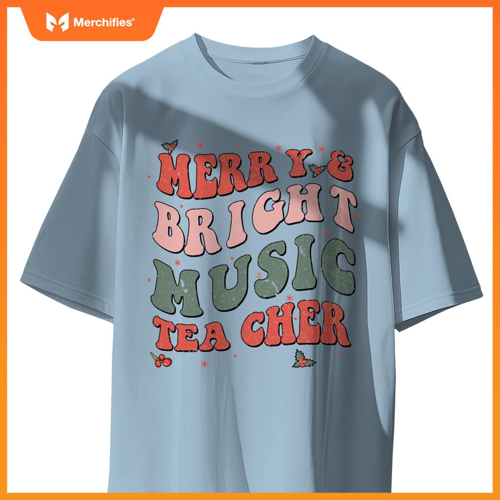 Christmas groovy merry and bright music teacher