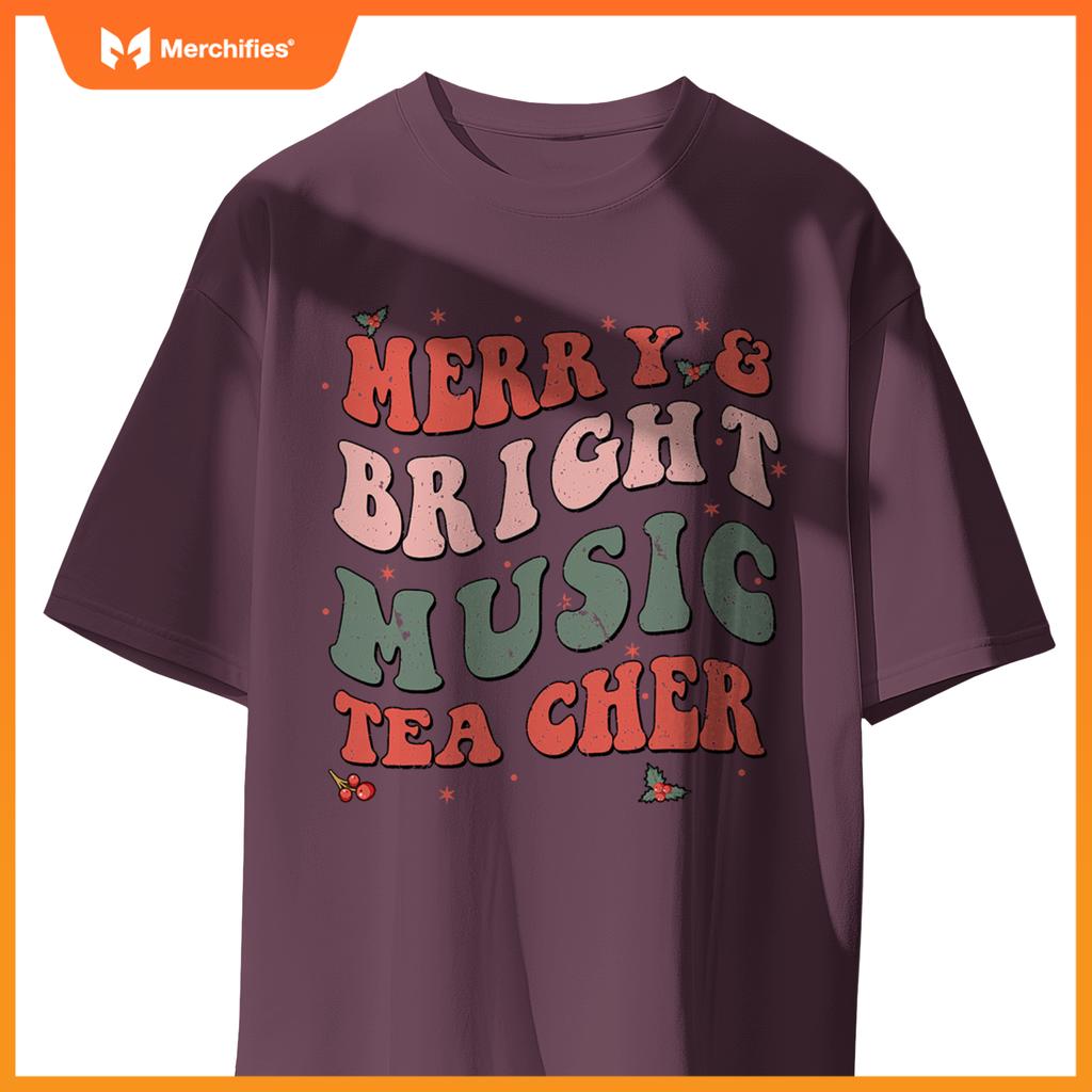 Christmas groovy merry and bright music teacher