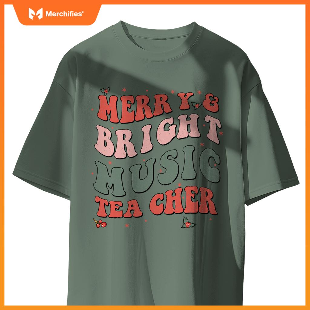 Christmas groovy merry and bright music teacher